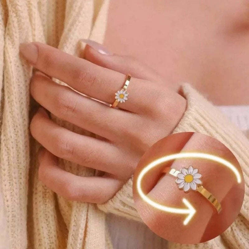 Fidget Spinner Ring for Women