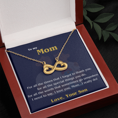 Endless Love Necklace - To Mom, Love, your Son 💙✨