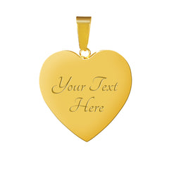 Luxury Heart Bangle - I Love You