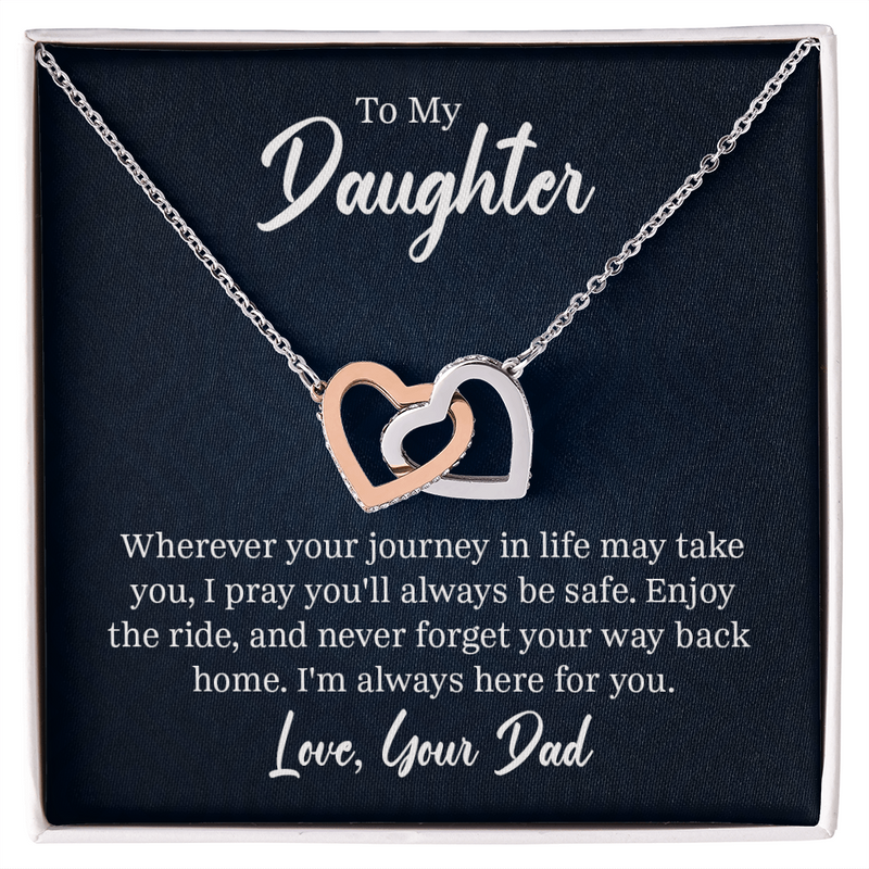 Everlasting Connection - Interlocking Hearts Necklace