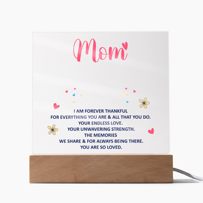 Mum's Keepsake Acrylic Plaque Bundle - A Timeless Expression of Love