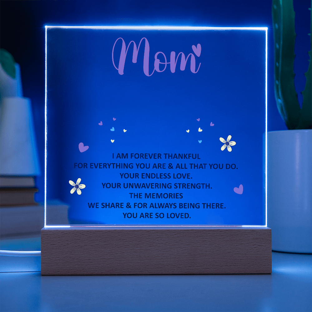 Mum's Keepsake Acrylic Plaque Bundle - A Timeless Expression of Love