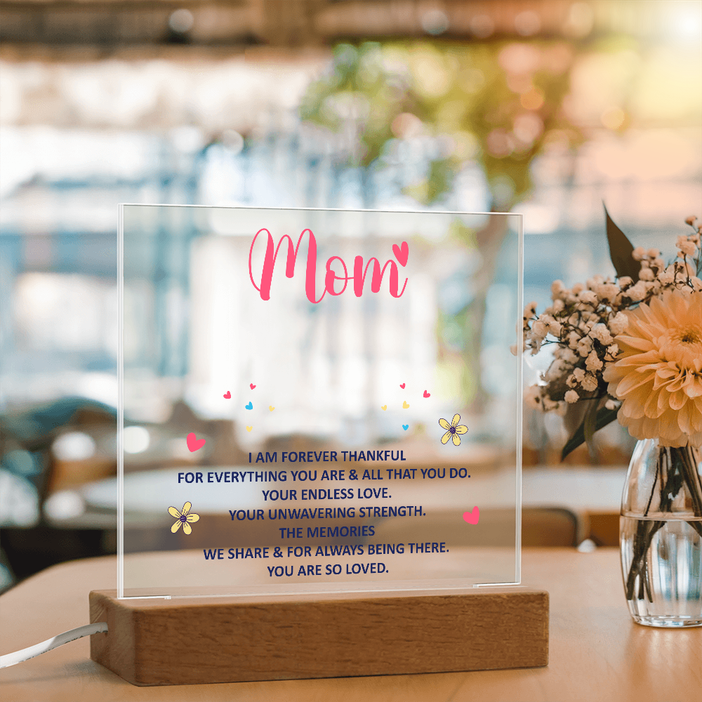 Mum's Keepsake Acrylic Plaque Bundle - A Timeless Expression of Love