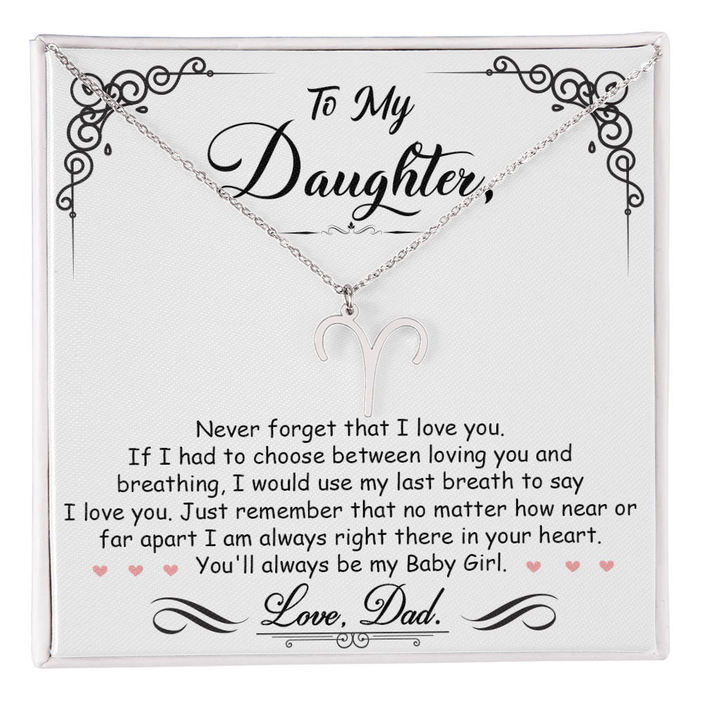 To My Daughter, I'm Always Right Here In Your Heart