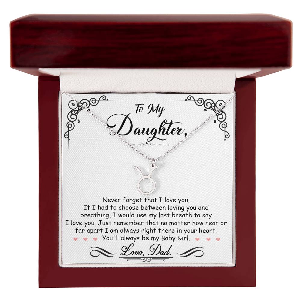 To My Daughter, I'm Always Right Here In Your Heart