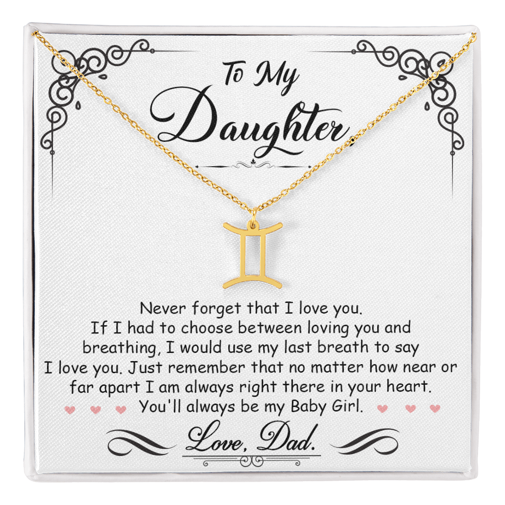 To My Daughter, I'm Always Right Here In Your Heart