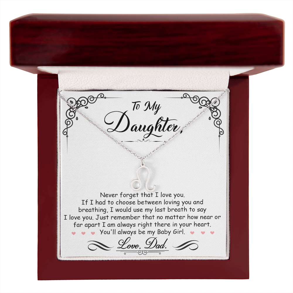 To My Daughter, I'm Always Right Here In Your Heart