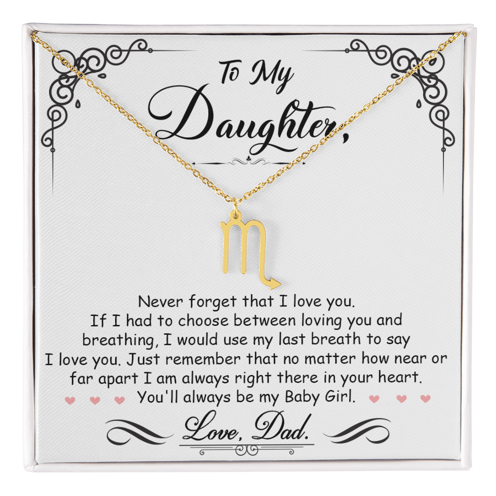 To My Daughter, I'm Always Right Here In Your Heart