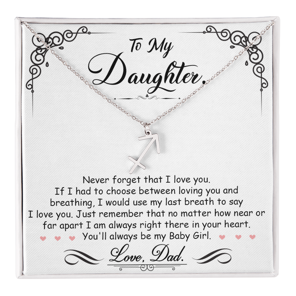 To My Daughter, I'm Always Right Here In Your Heart