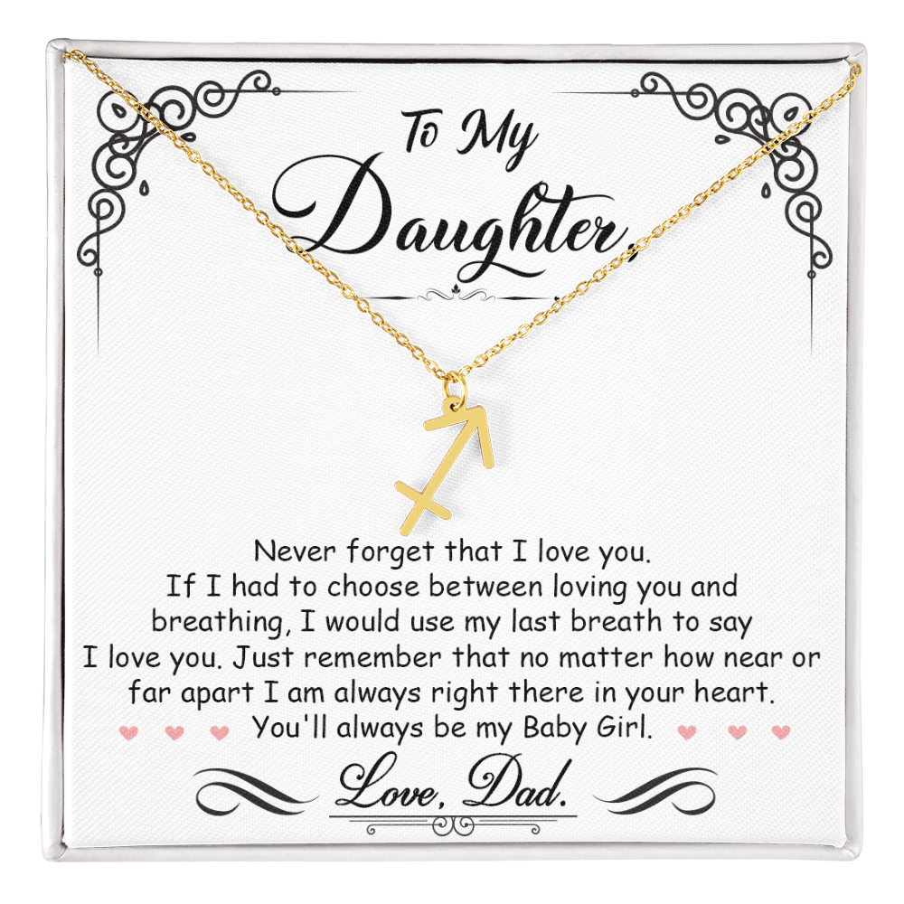 To My Daughter, I'm Always Right Here In Your Heart