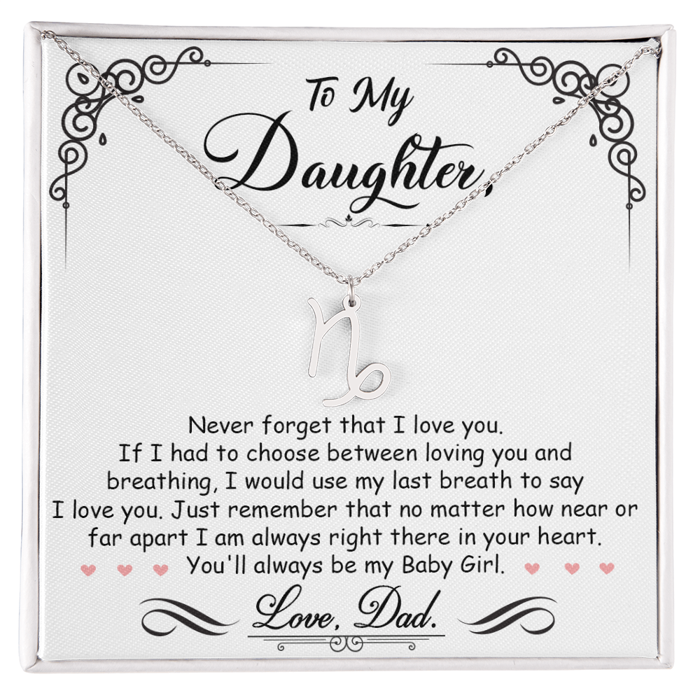 To My Daughter, I'm Always Right Here In Your Heart