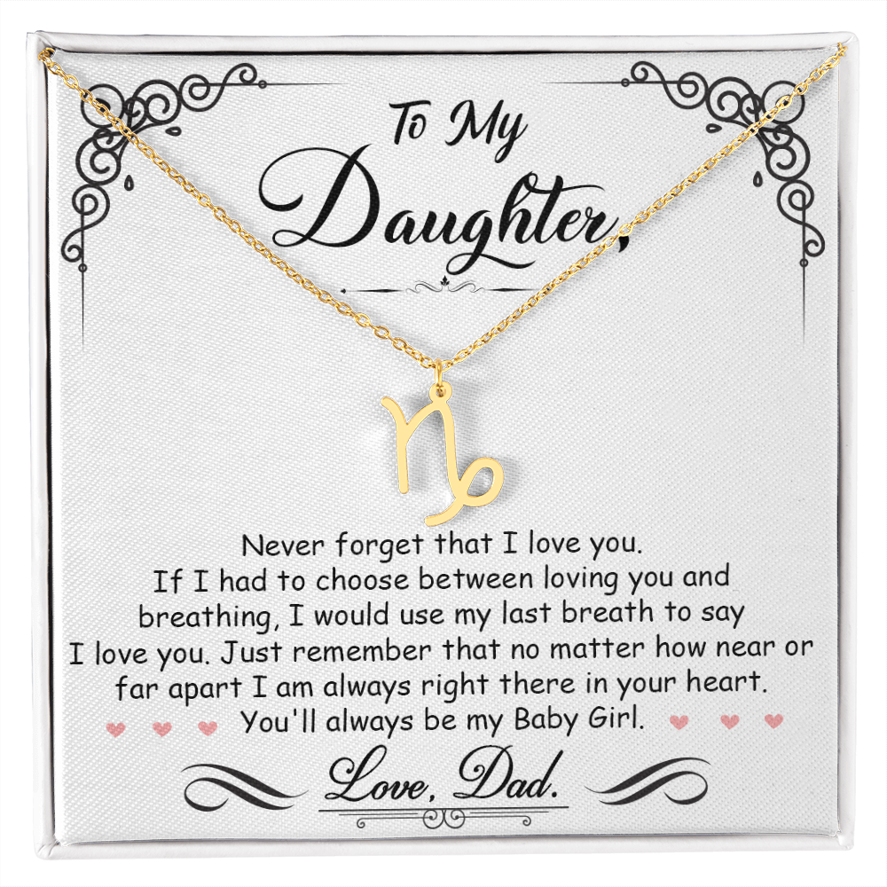 To My Daughter, I'm Always Right Here In Your Heart