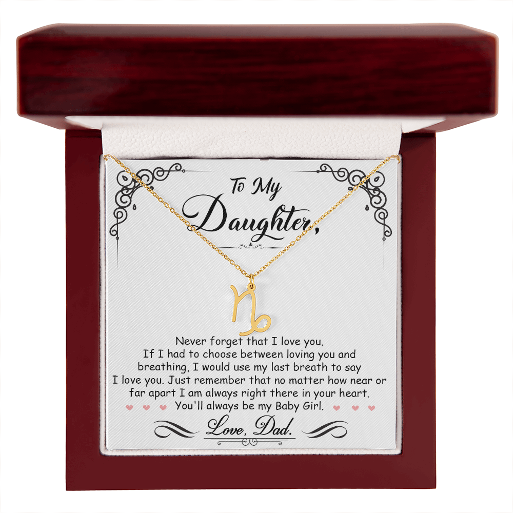 To My Daughter, I'm Always Right Here In Your Heart