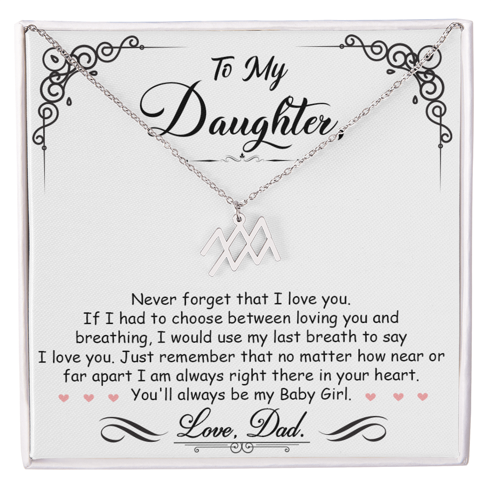 To My Daughter, I'm Always Right Here In Your Heart