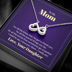 Endless Love Necklace To My Mom - I Love You, Your Daughter