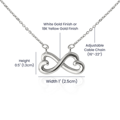 Endless Love Necklace To My Mom - I Love You, Your Daughter