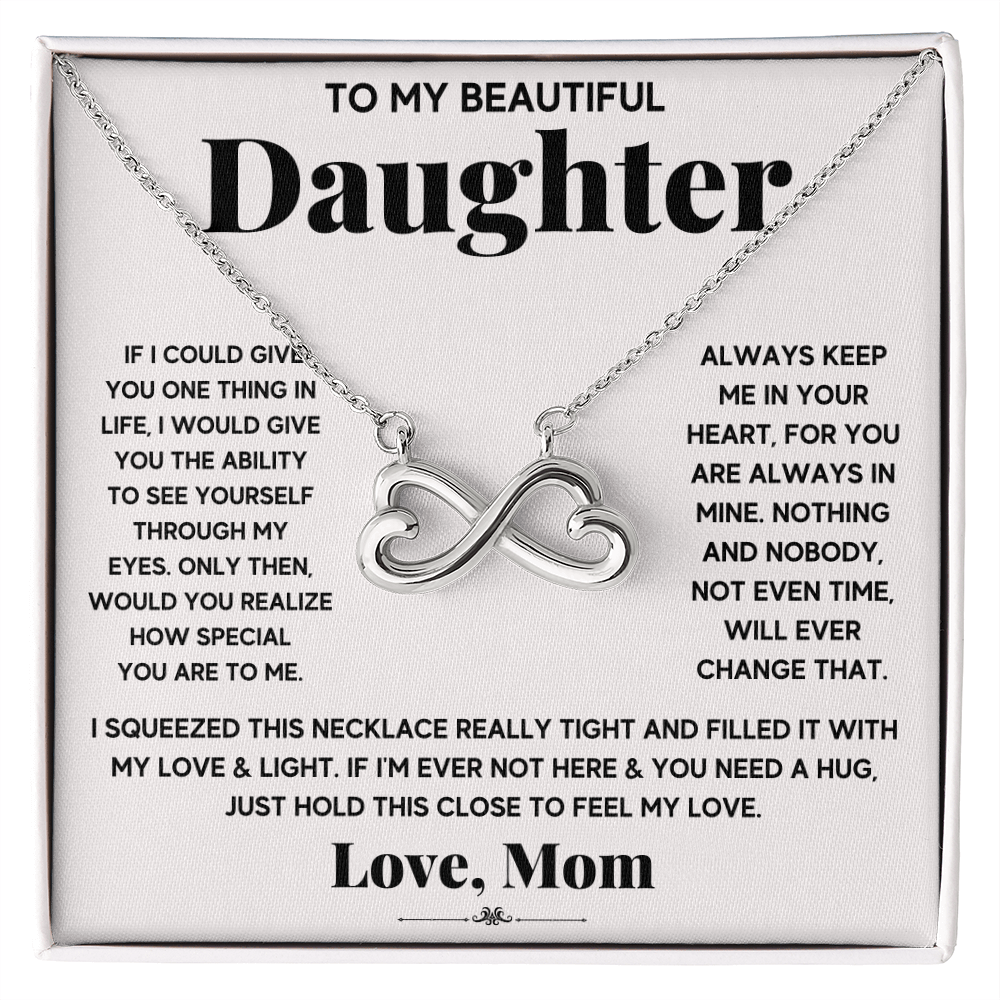 To My Beautiful Daughter, Just Hold This To Feel My Love