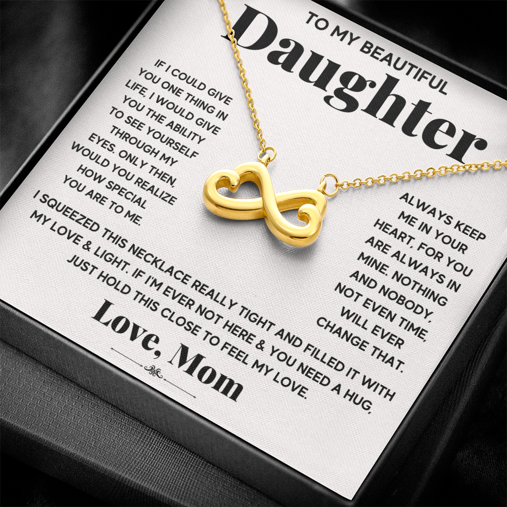 To My Beautiful Daughter, Just Hold This To Feel My Love