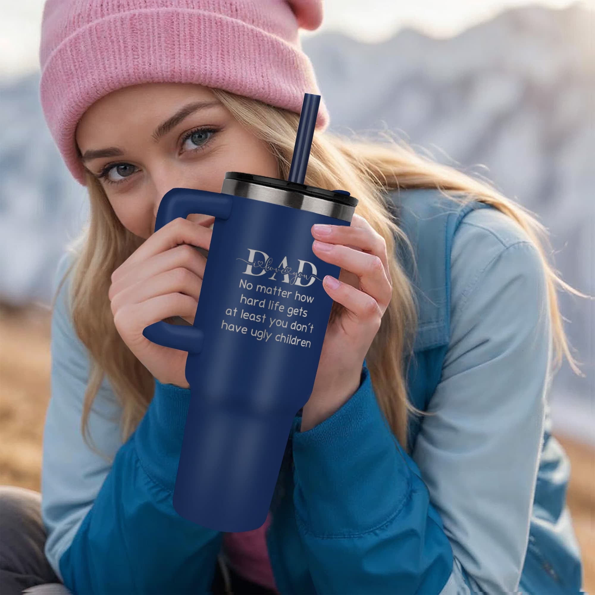 Coffee Is My Love Language 40oz Tumbler – Premium Insulated Stainless Steel Travel Tumbler