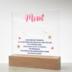 Mum's Keepsake Acrylic Plaque Bundle - A Timeless Expression of Love