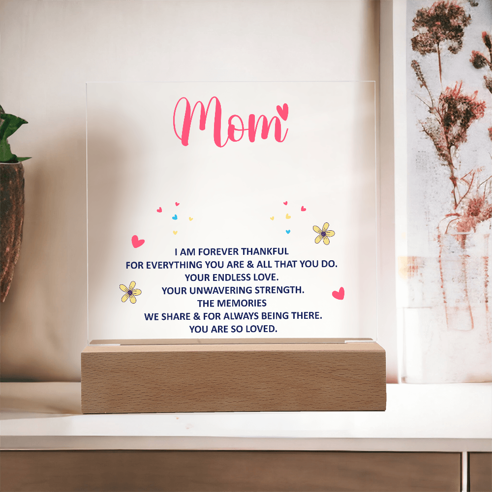 Mum's Keepsake Acrylic Plaque Bundle - A Timeless Expression of Love - GLiMOT