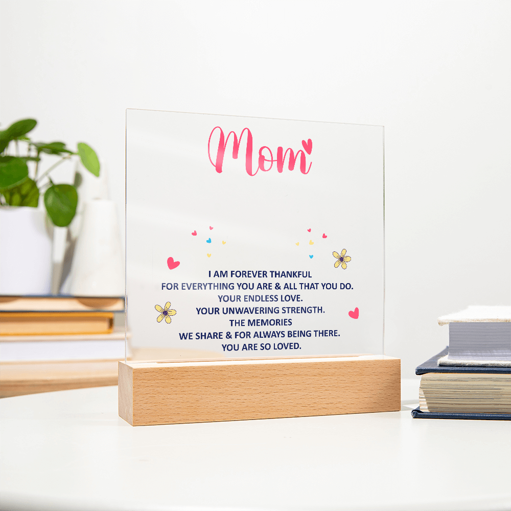Mum's Keepsake Acrylic Plaque Bundle - A Timeless Expression of Love