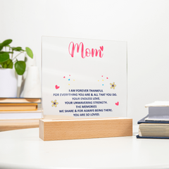 Mum's Keepsake Acrylic Plaque Bundle - A Timeless Expression of Love