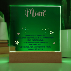 Mum's Keepsake Acrylic Plaque Bundle - A Timeless Expression of Love