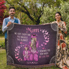 Decorative Cotton Throw Blanket with Fringe- GLiMOT