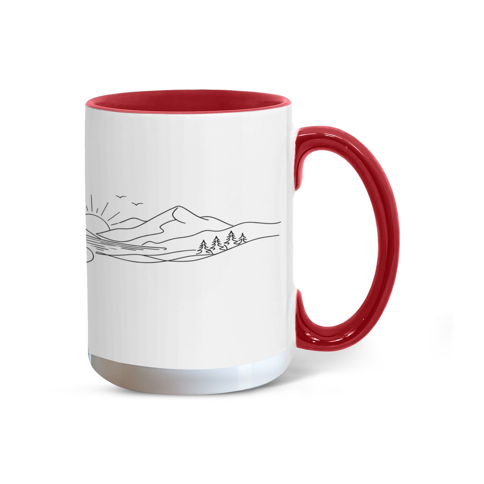 Minimalist zen mug for yoga lovers and meditation practitioners