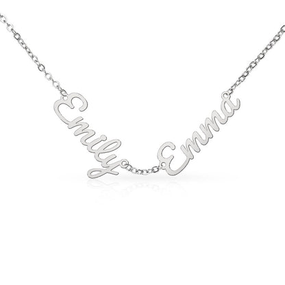 Custom Multi Name Necklace