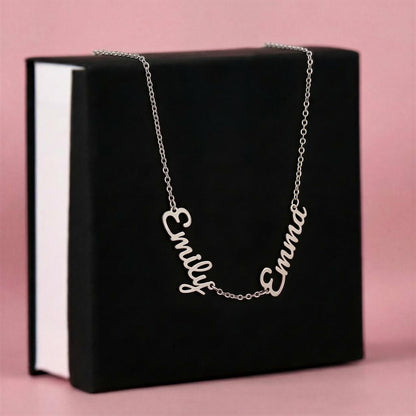 Custom Multi Name Necklace