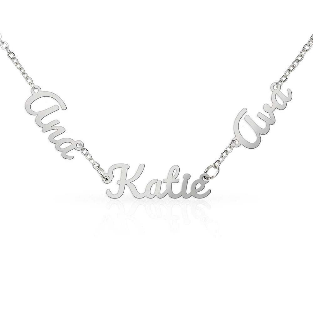 Custom Multi Name Necklace