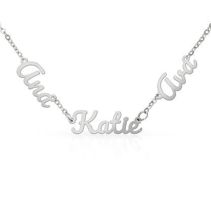 Custom Multi Name Necklace