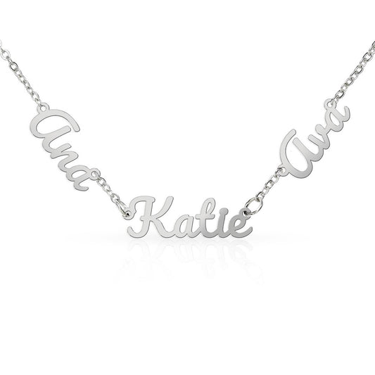 Custom Multi Name Necklace