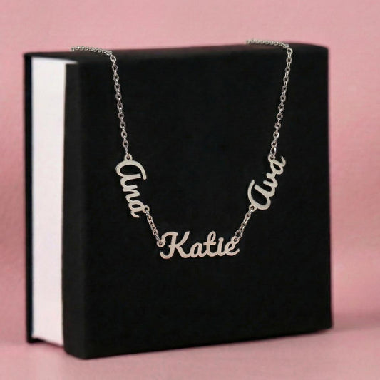 Custom Multi Name Necklace