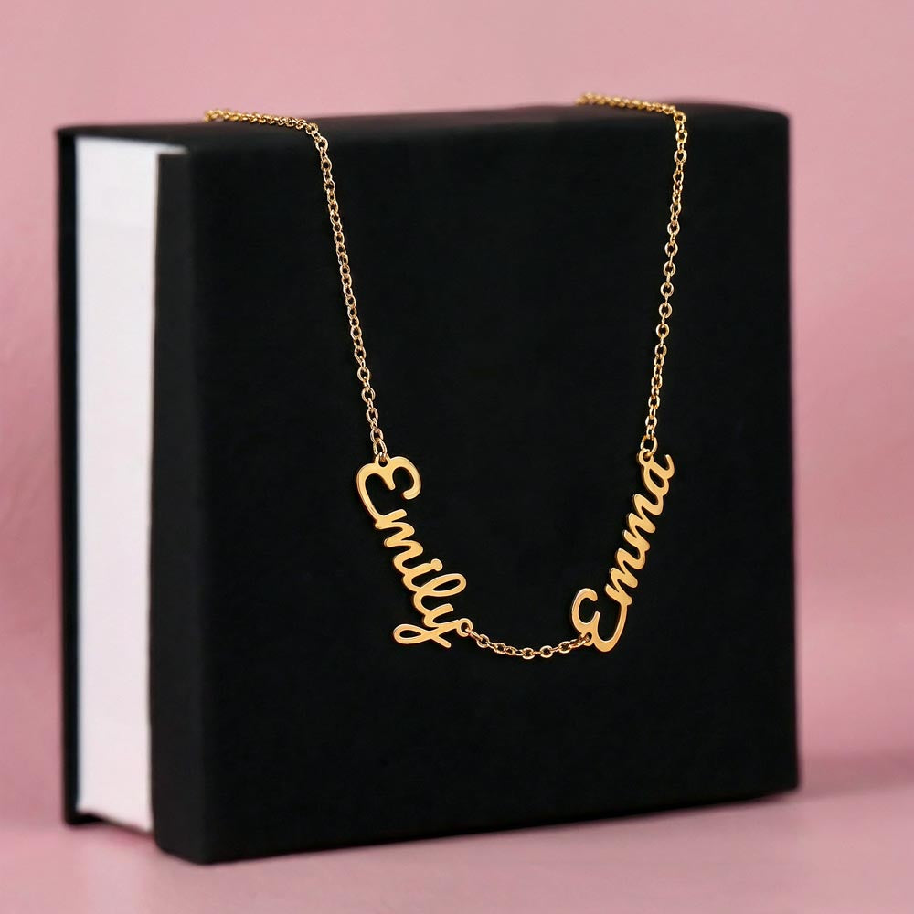 Custom Multi Name Necklace
