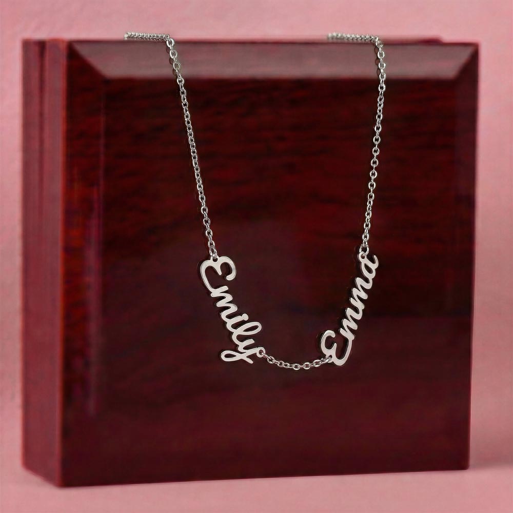 Custom Multi Name Necklace