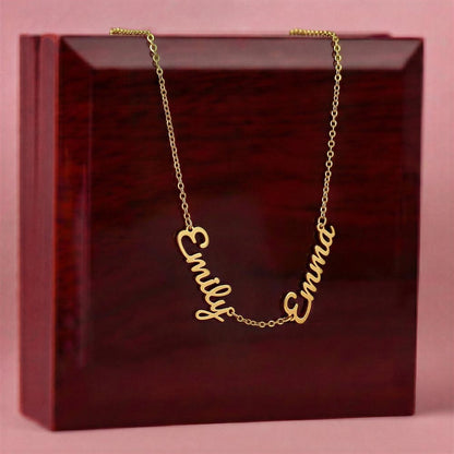 Custom Multi Name Necklace