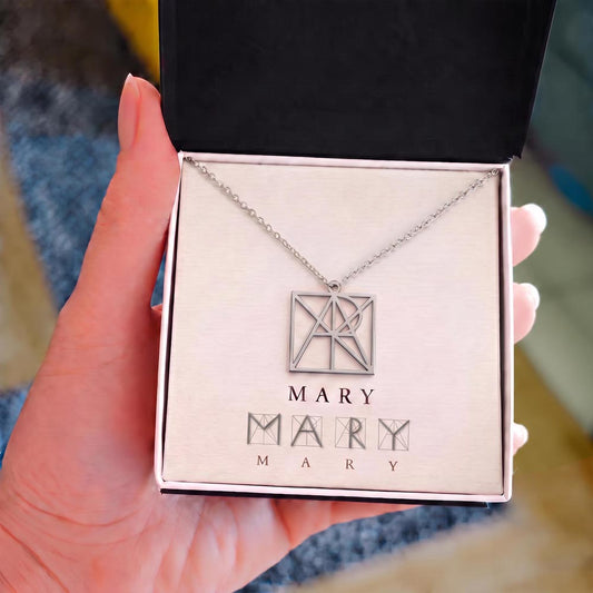 Custom Monogram Necklace for her