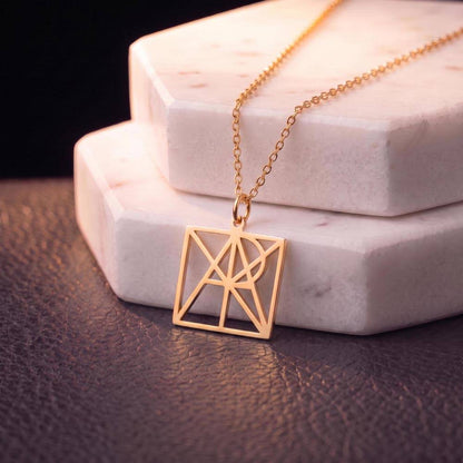Custom Monogram Necklace for her