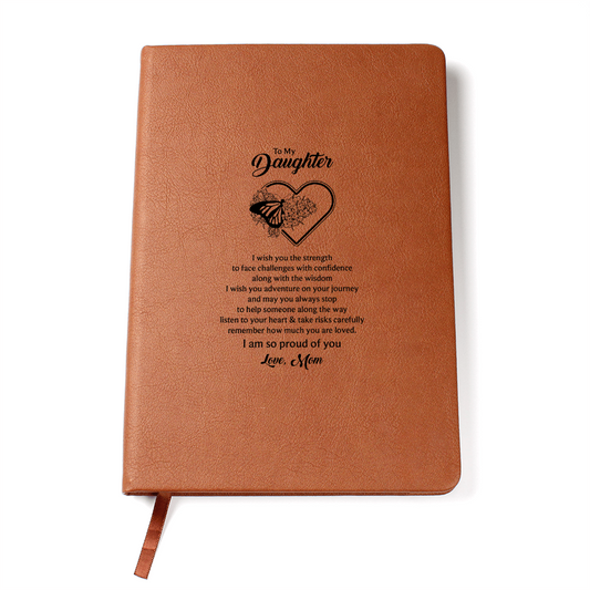 To My Daughter Butterfly Journal _ Mom_s Love Letter Notebook - GLiMOT