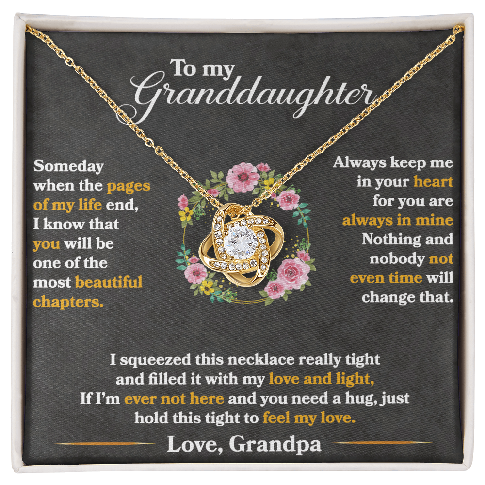 To My Granddaughter, Hold This Tight To Feel My Love - GLiMOT