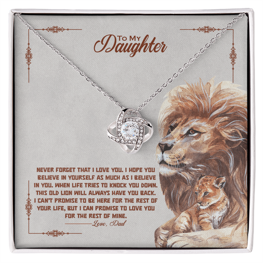 To My Beautiful Daughter, I Promise To Love You For The Rest Of My Life - GLiMOT