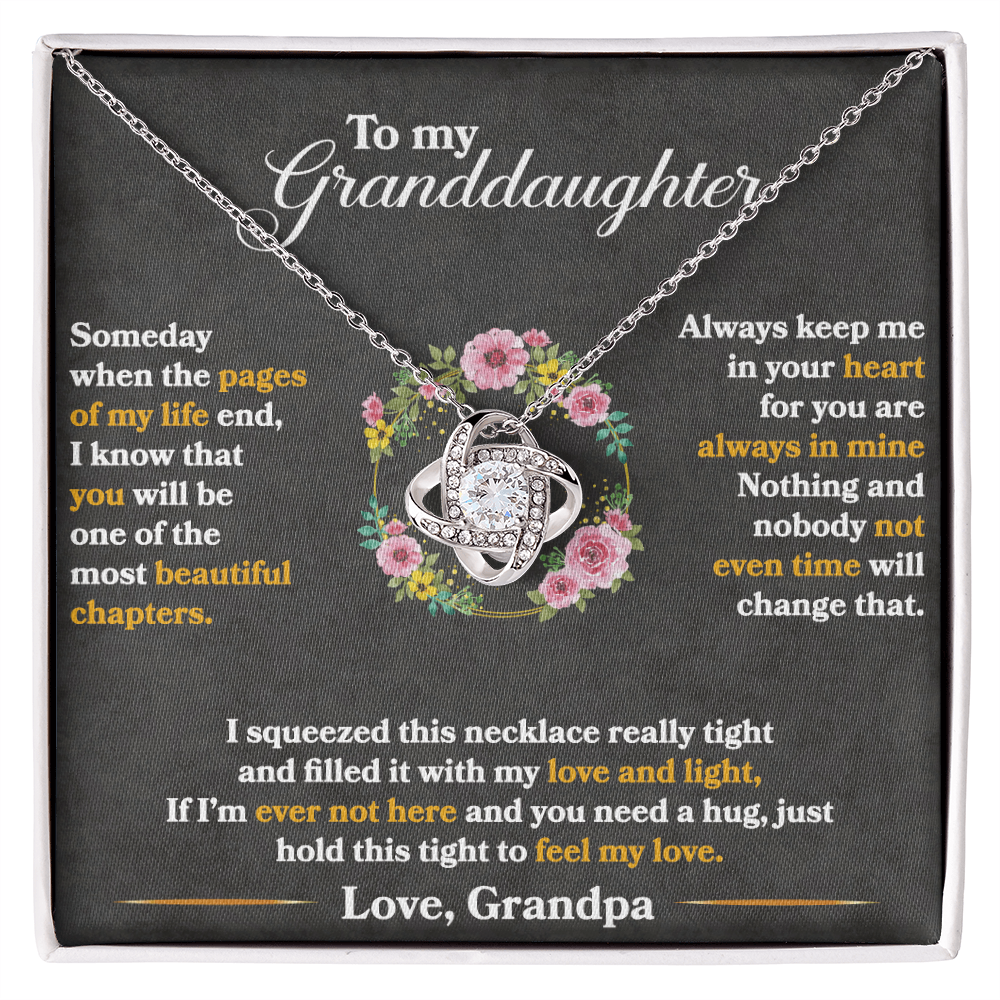 To My Granddaughter, Hold This Tight To Feel My Love - GLiMOT