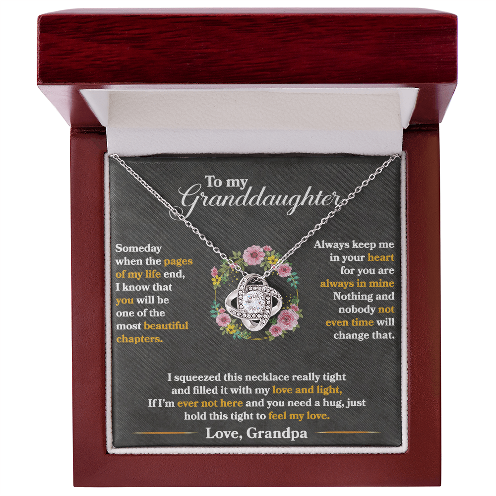 To My Granddaughter, Hold This Tight To Feel My Love - GLiMOT