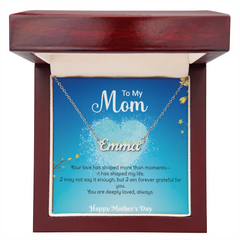 Personalized Name Necklace - Forever Grateful Name Necklace, Meaningful Mother's Day Gift for Mom