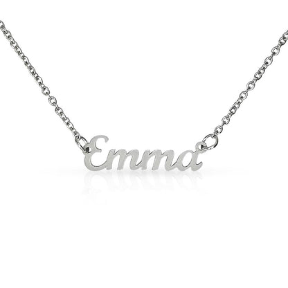Personalized Script Name Necklace – Custom Name Jewelry Gift for Wife, Girlfriend or Her
