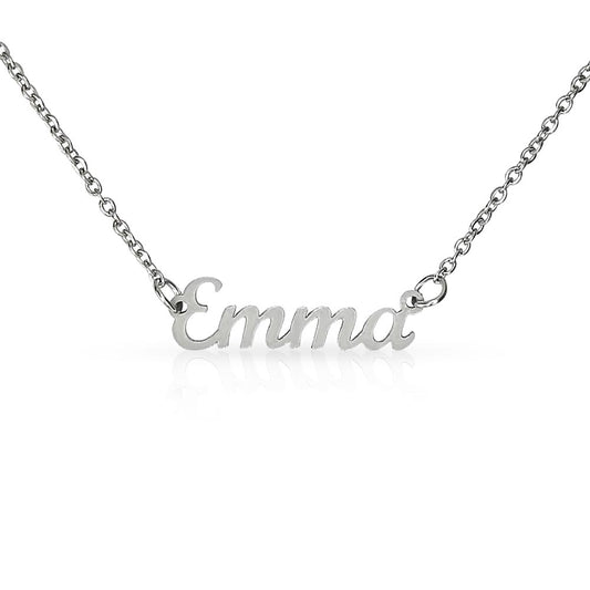 Personalized Script Name Necklace – Custom Name Jewelry Gift for Wife, Girlfriend or Her