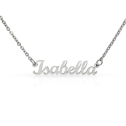Personalized Script Name Necklace – Custom Name Jewelry Gift for Wife, Girlfriend or Her